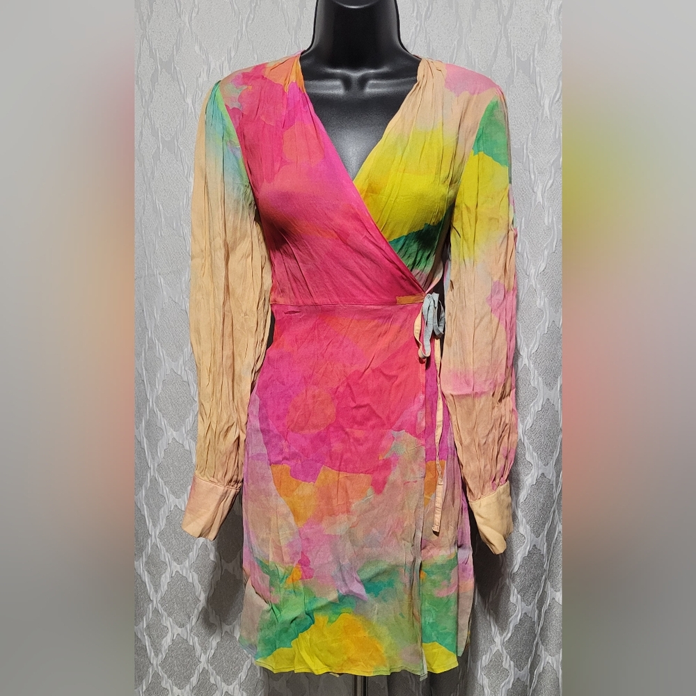 Anthropologie | Blank London | Vintage Colorful Wrap Dress
